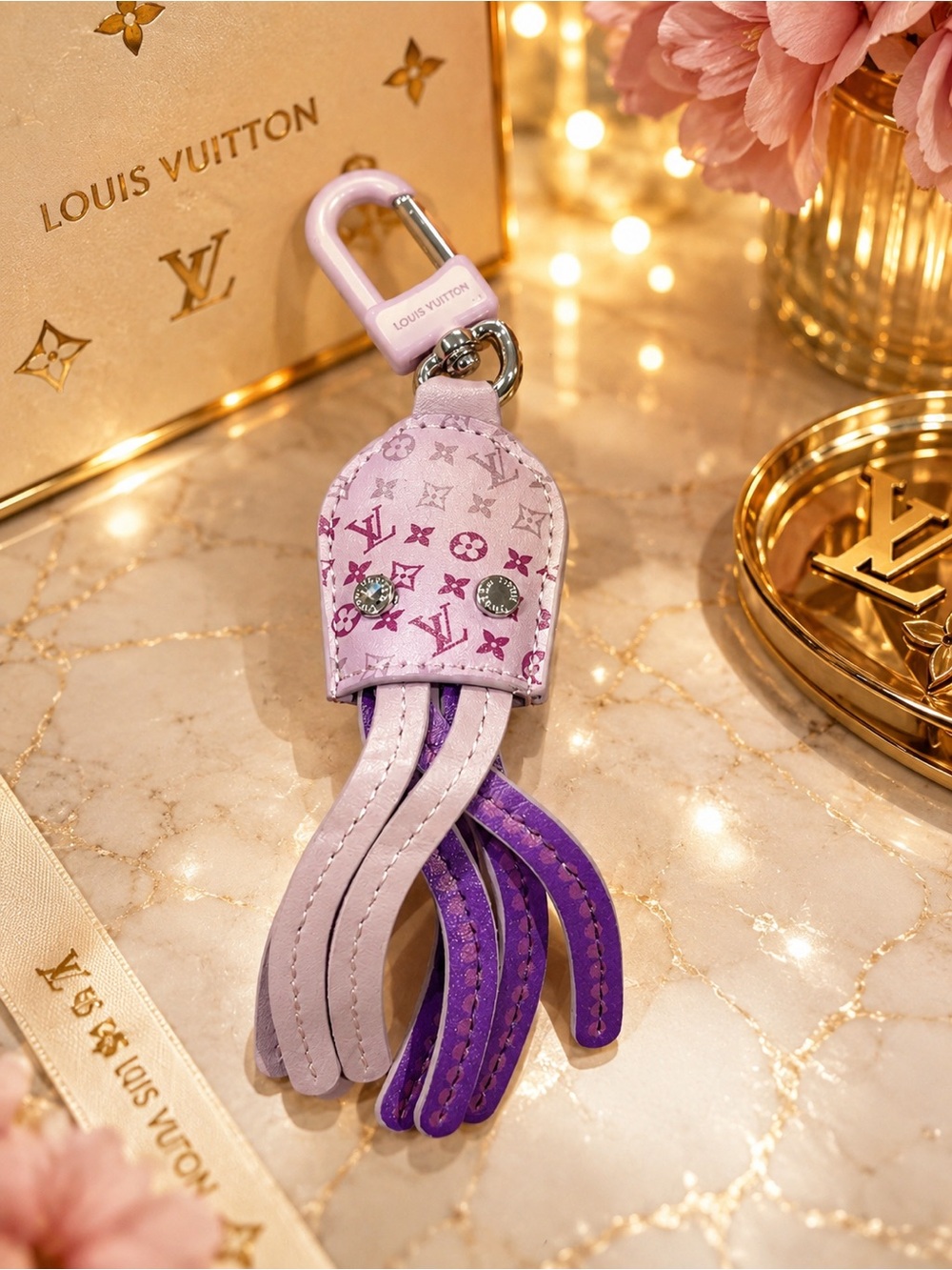 Leather charm